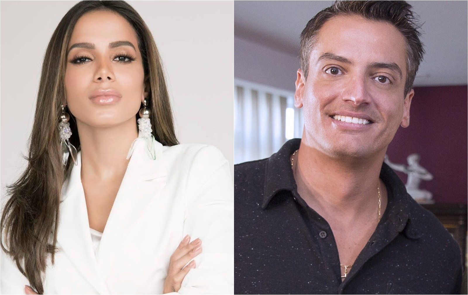 Anitta e Leo Dias (Foto/Montagem)