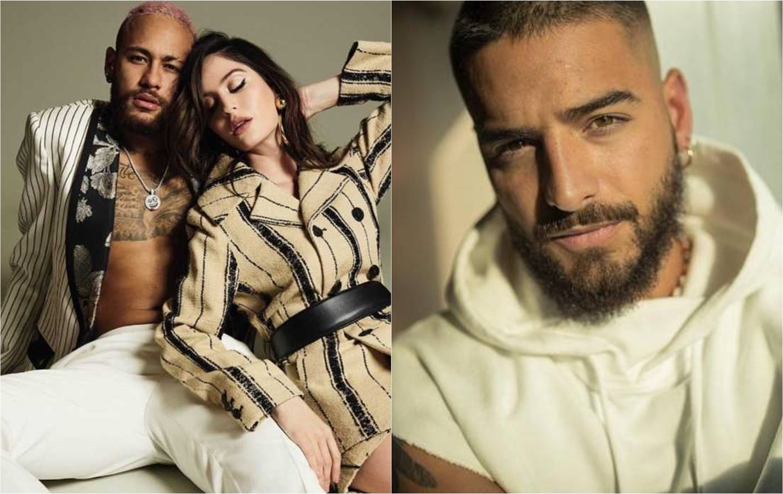 Ex-namorada de Maluma posa ao lado de Neymar/Foto: Reprodução