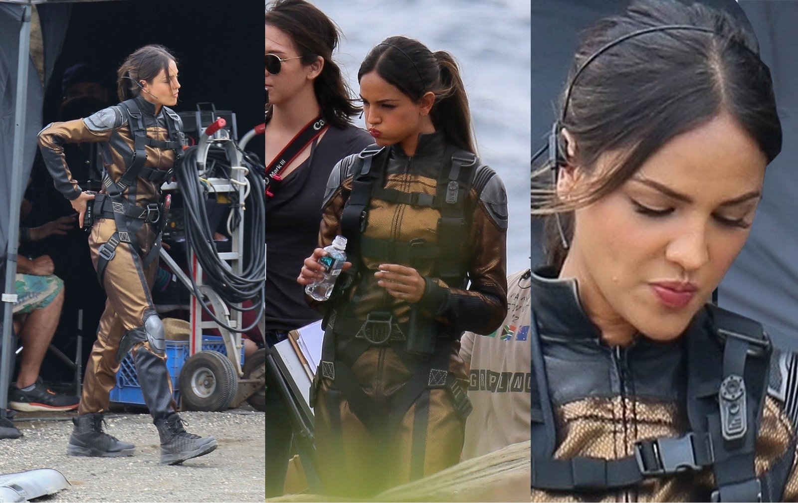 Eiza González nos bastidores de Godzilla vs Kong (Reprodução)