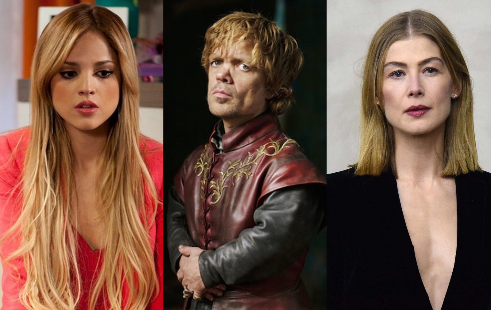 Eiza González, Peter Dinklage e Dianne Wiest (Reprodução/Montagem Estrela Latina)