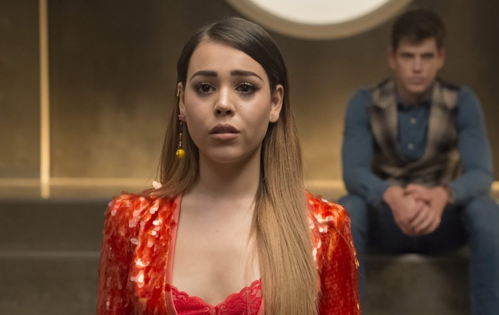 Danna Paola em cena de Elite (Reprodução: Netflix)