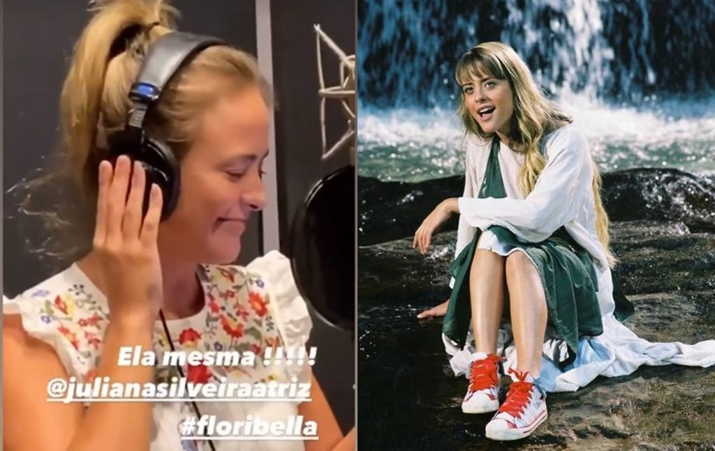 Juliana Silveira entra em estúdio e apresenta novidade sobre Floribella (Reprodução: Instagram)