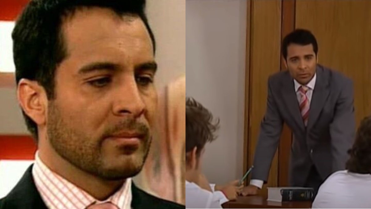 Felipe Nájera como Pascual Gandía em Rebelde (Reprodução: Televisa S.A.)