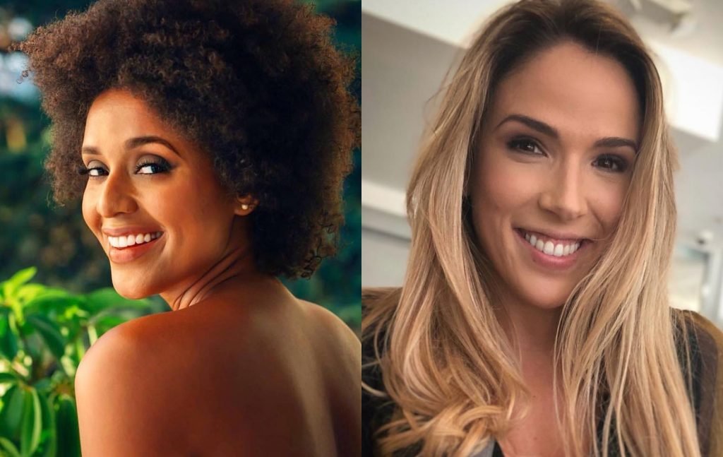 Sylvia Sáenz e Jeimy Osorio foram Mariana e Patrícia em Betty, a Feia em NY (Reprodução/Montagem Estrela Latina)