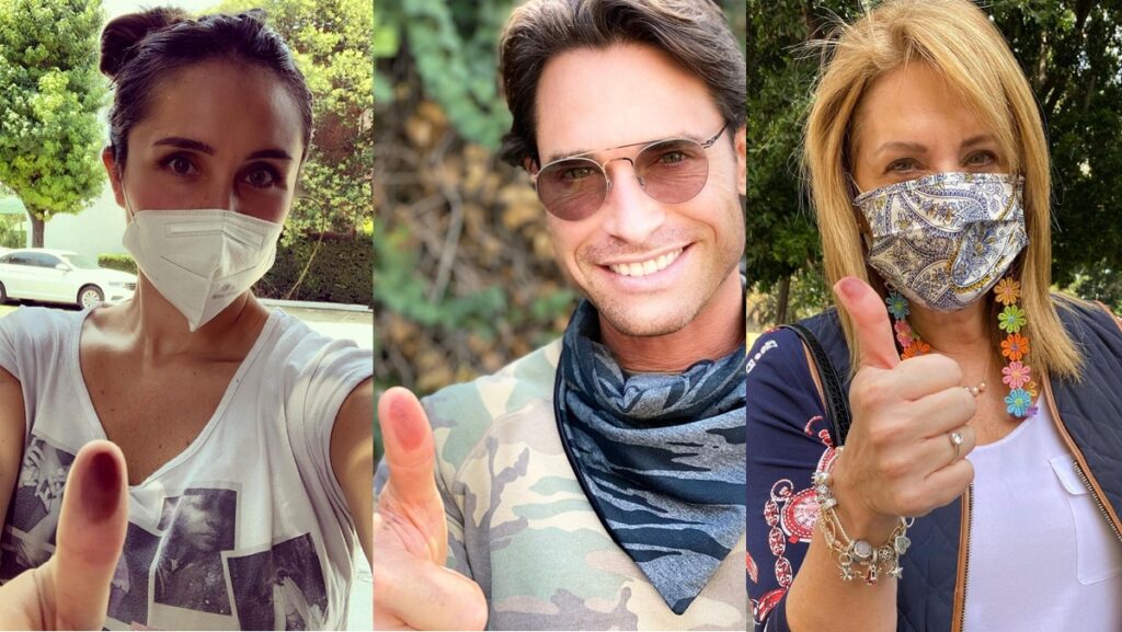 Dulce María, Sebastián Rulli e Érika Buenfil (Reprodução: Instagram)