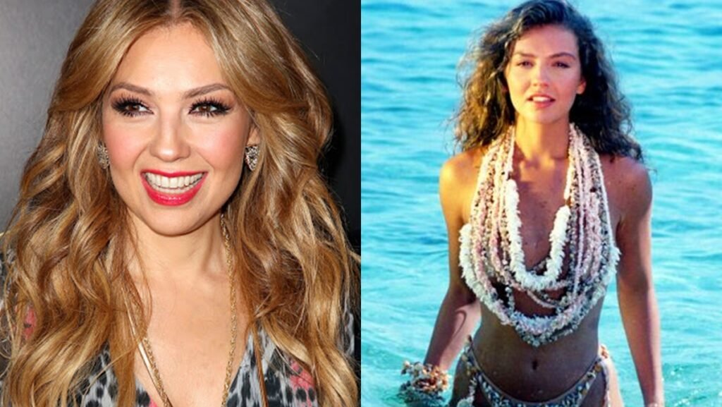 Thalía interpretou Marimar na novela homônima (Reprodução/Montagem Estrela Latina)