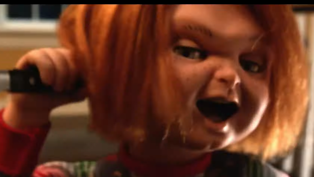 Chucky no teaser da série que leva seu nome (Reprodução / YouTube)