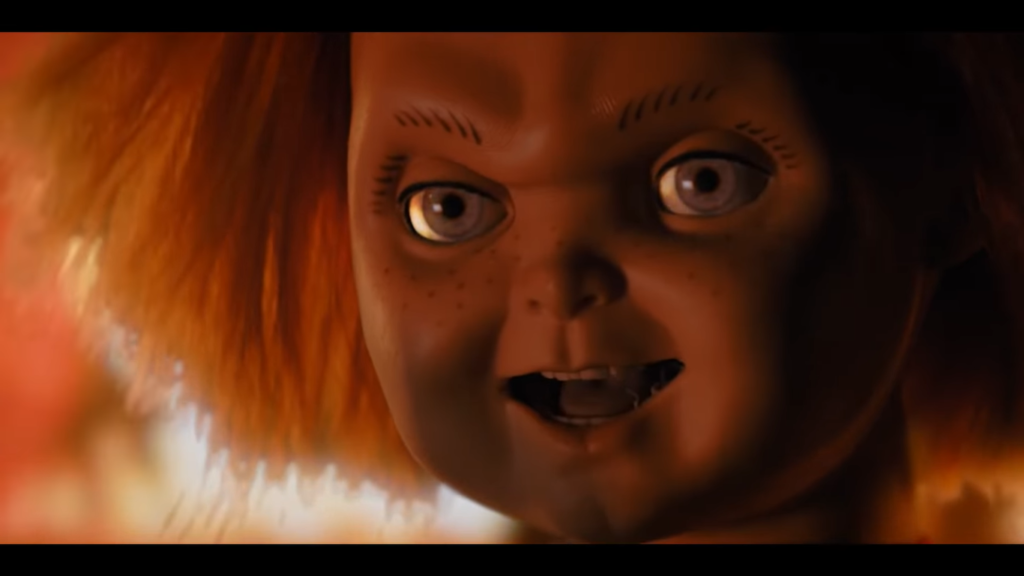 Chucky (Brad Dourif) no segundo trailer da série do SyFy (Reprodução / YouTube)